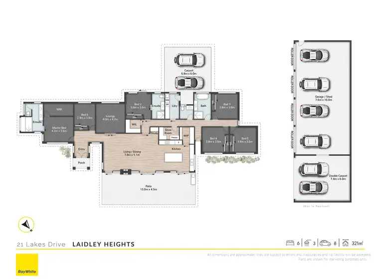 Floorplan of Homely house listing, 21 Lakes Drive, Laidley Heights QLD 4341