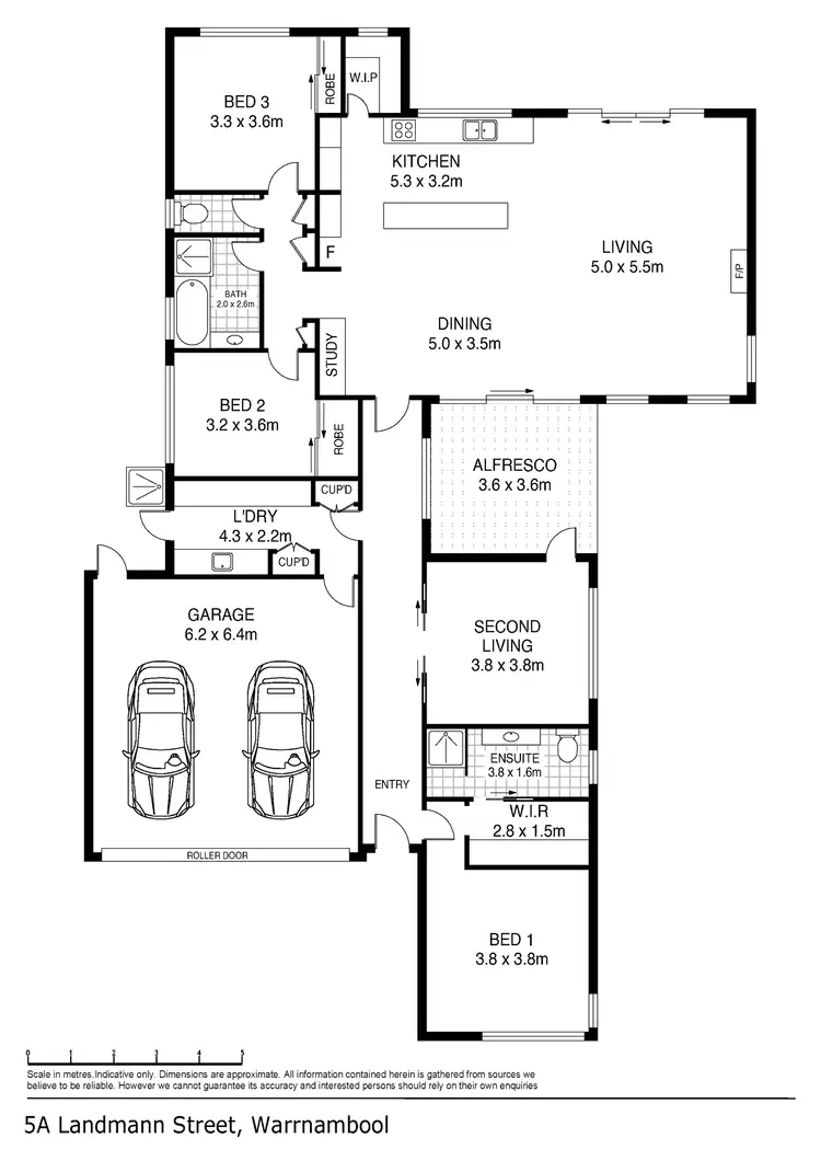 Floorplan of Homely house listing, 5A Landmann Street, Warrnambool VIC 3280