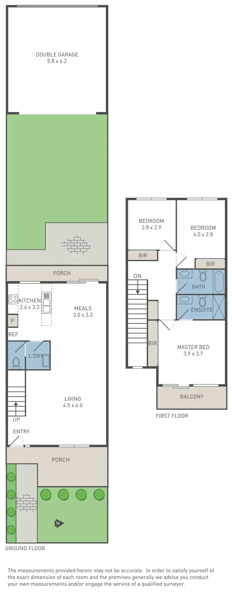 Floorplan of Homely townhouse listing, 30 Treeve Parkway, Werribee VIC 3030