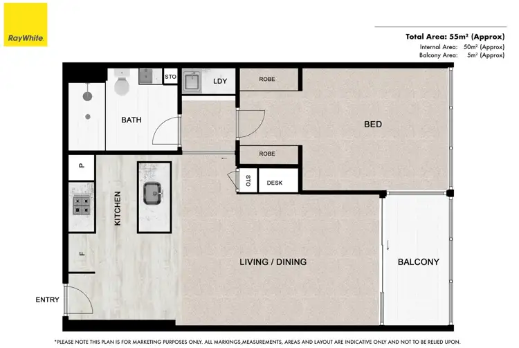 Floorplan of Homely apartment listing, 2/13 Railway Terrace, Milton QLD 4064