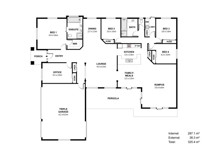 Floorplan of Homely house listing, 7 Wandilla Place, Kuraby QLD 4112