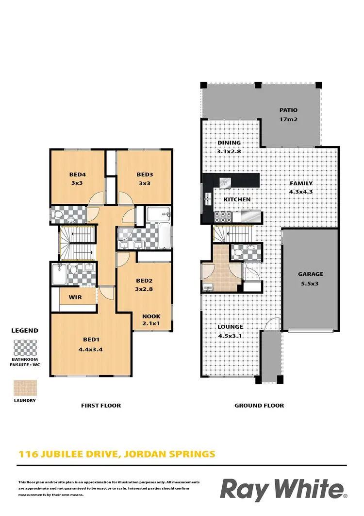 Floorplan of Homely house listing, 116 Jubilee Drive, Jordan Springs NSW 2747