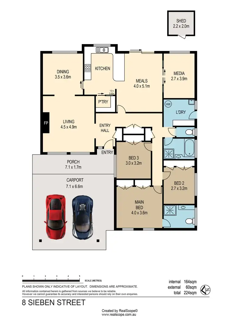 Floorplan of Homely house listing, 8 Sieben Street, Wishart QLD 4122