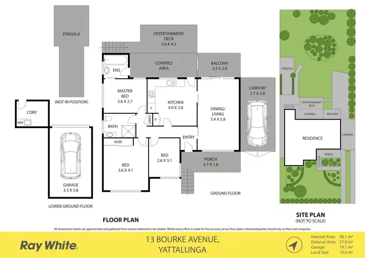 Floorplan of Homely house listing, 13 Bourke Avenue, Yattalunga NSW 2251