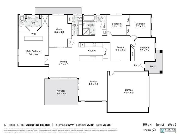 Floorplan of Homely house listing, 12 Tomasi Street, Augustine Heights QLD 4300