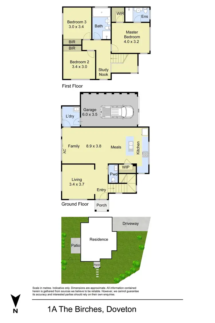 Floorplan of Homely townhouse listing, 1A The Birches, Doveton VIC 3177