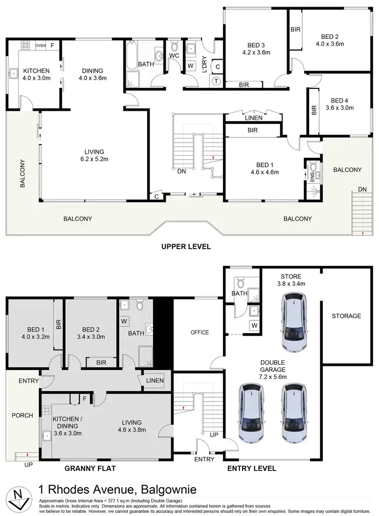 Floorplan of Homely house listing, 1 Rhodes Avenue, Balgownie NSW 2519