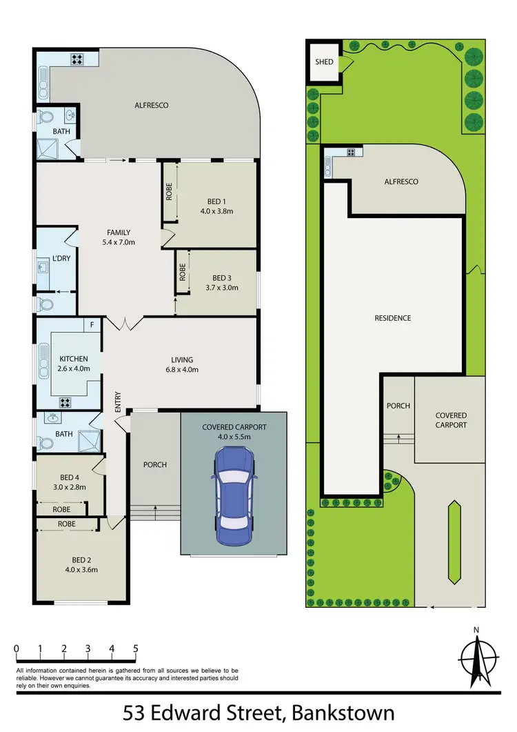 Floorplan of Homely house listing, 53 Edward Street, Bankstown NSW 2200