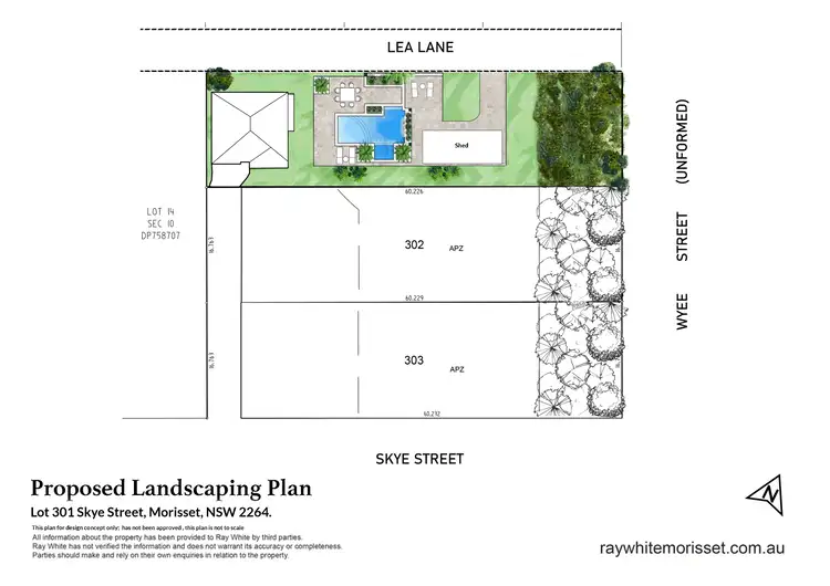 Floorplan of Homely land listing, Lot 301 Skye Street, Morisset NSW 2264