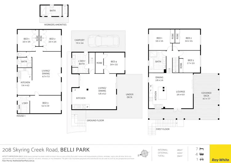 Floorplan of Homely house listing, 208 Skyring Creek Road, Belli Park QLD 4562