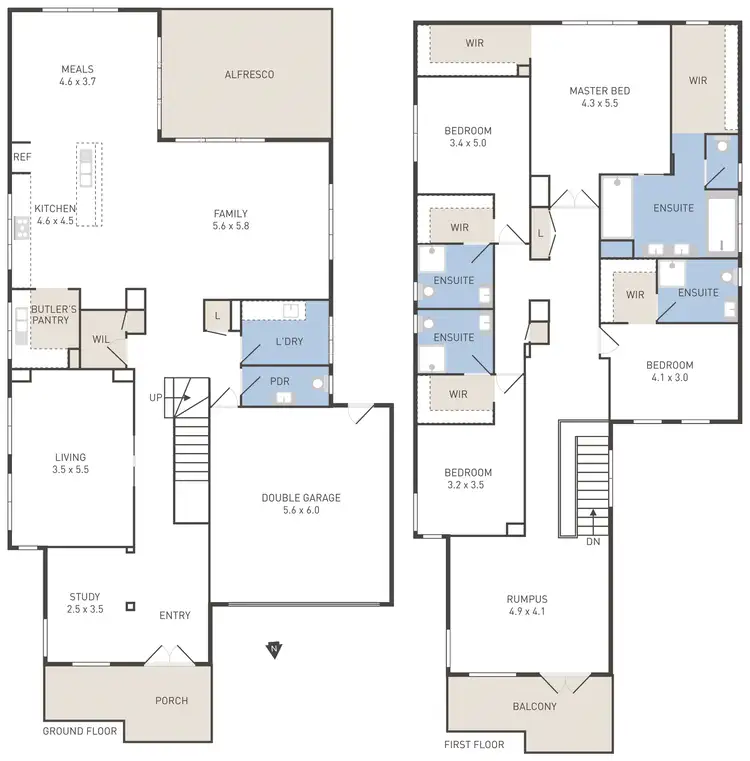 Floorplan of Homely house listing, 16 Orinoco Chase, Werribee VIC 3030