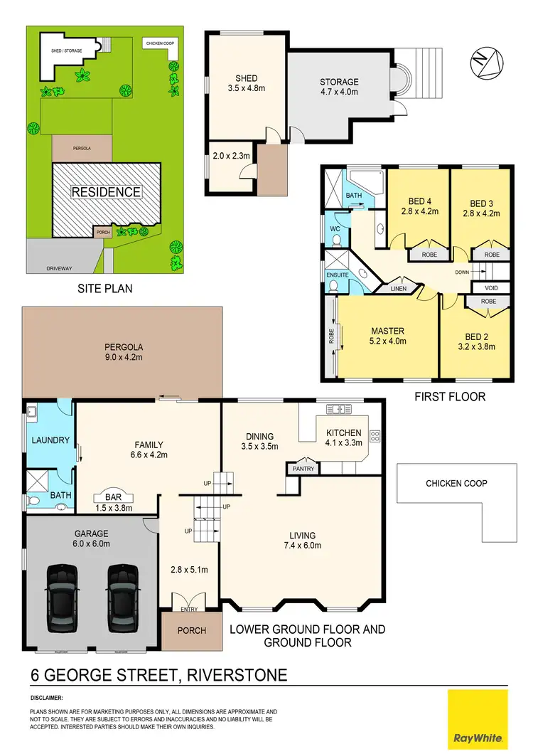 Floorplan of Homely house listing, 6 George Street, Riverstone NSW 2765