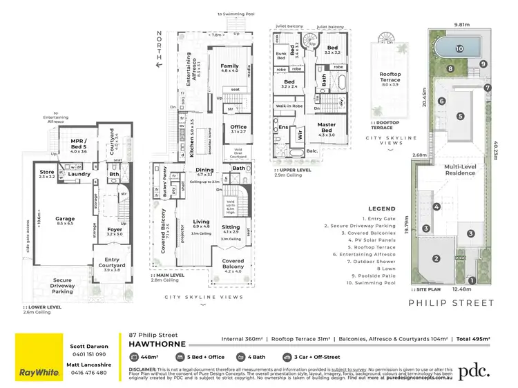 Floorplan of Homely house listing, 87 Philip Street, Hawthorne QLD 4171
