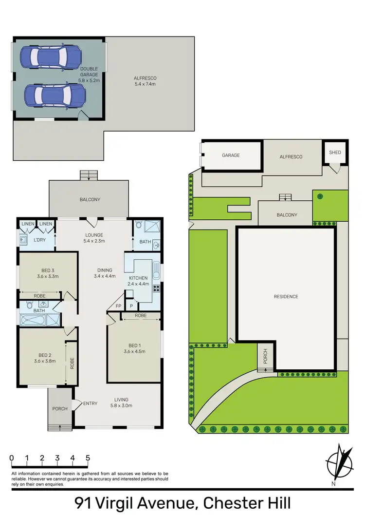 Floorplan of Homely house listing, 91 Virgil Avenue, Chester Hill NSW 2162