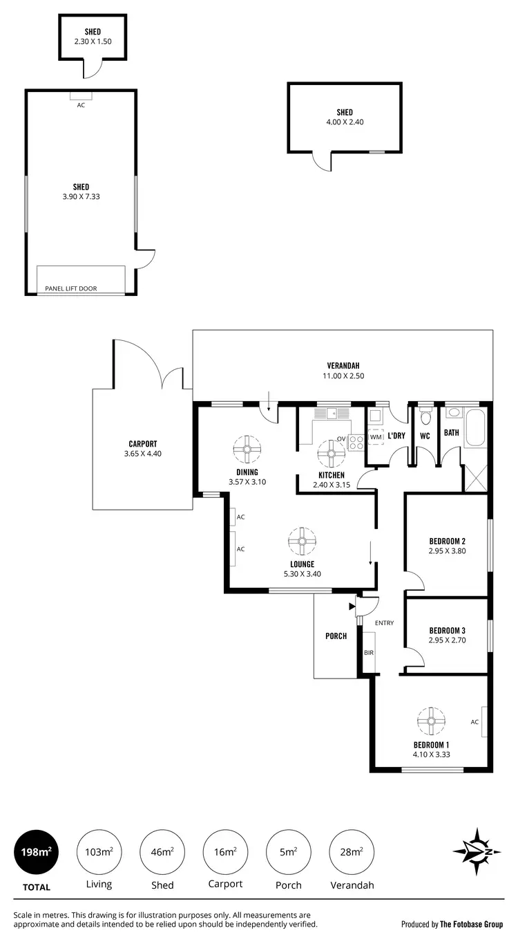 Floorplan of Homely house listing, 10 Tucker Street, South Brighton SA 5048