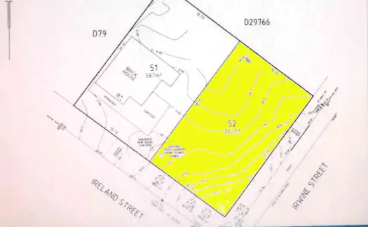 Floorplan of Homely land listing, LOT 52, 5 Ireland Street, Wallaroo SA 5556