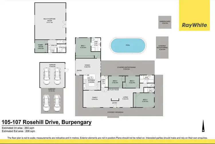 Floorplan of Homely house listing, 105 - 107 Rosehill Drive, Burpengary QLD 4505