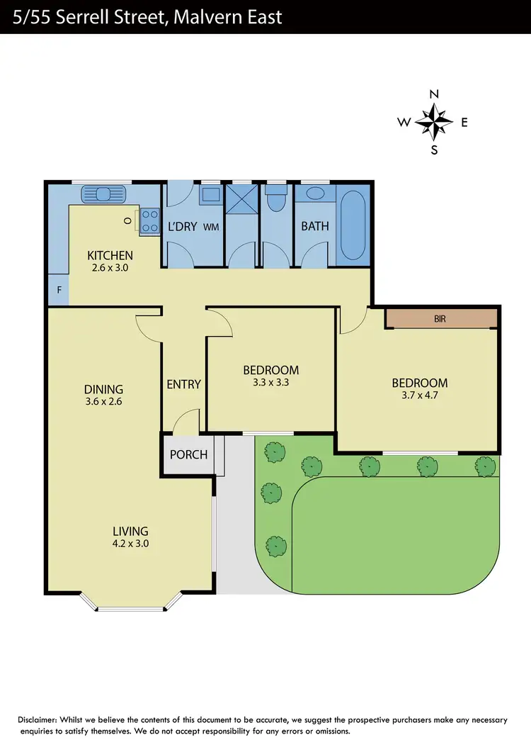 Floorplan of Homely unit listing, 5/55 Serrell Street, Malvern East VIC 3145