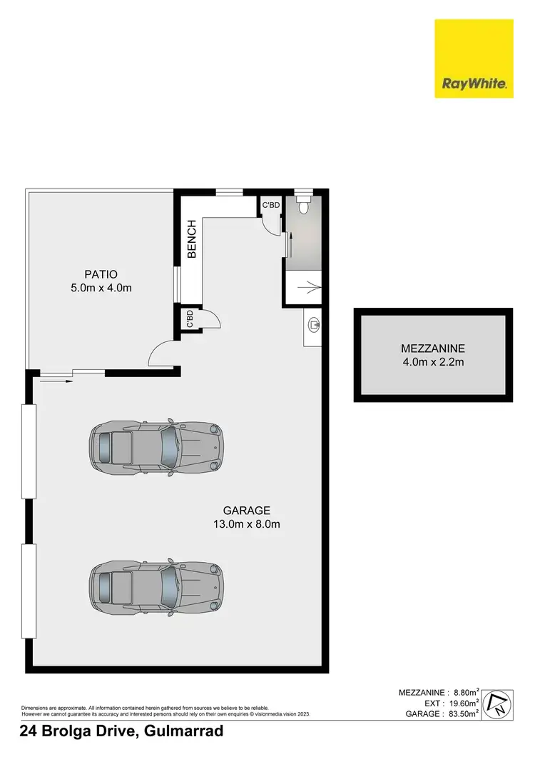 Floorplan of Homely land listing, 24 Brolga Drive, Gulmarrad NSW 2463