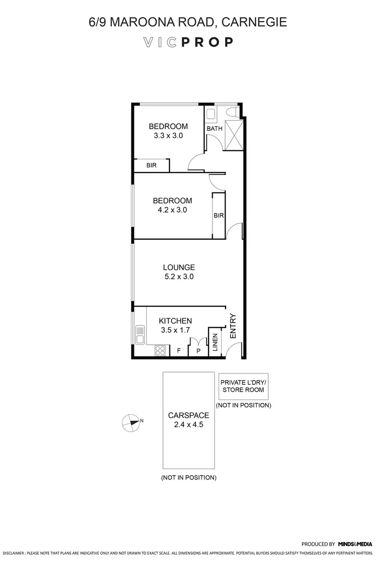 Floorplan of Homely apartment listing, 6/9 Maroona Road, Carnegie VIC 3163