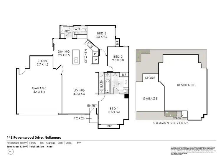 Floorplan of Homely villa listing, 14B Ravenswood Drive, Nollamara WA 6061