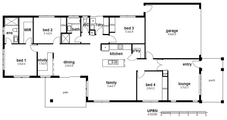 Floorplan of Homely house listing, Address available on request