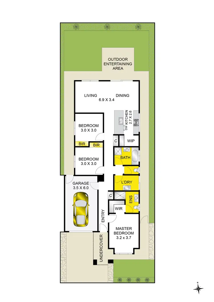 Floorplan of Homely house listing, 12 Tywin Street, Charlemont VIC 3217