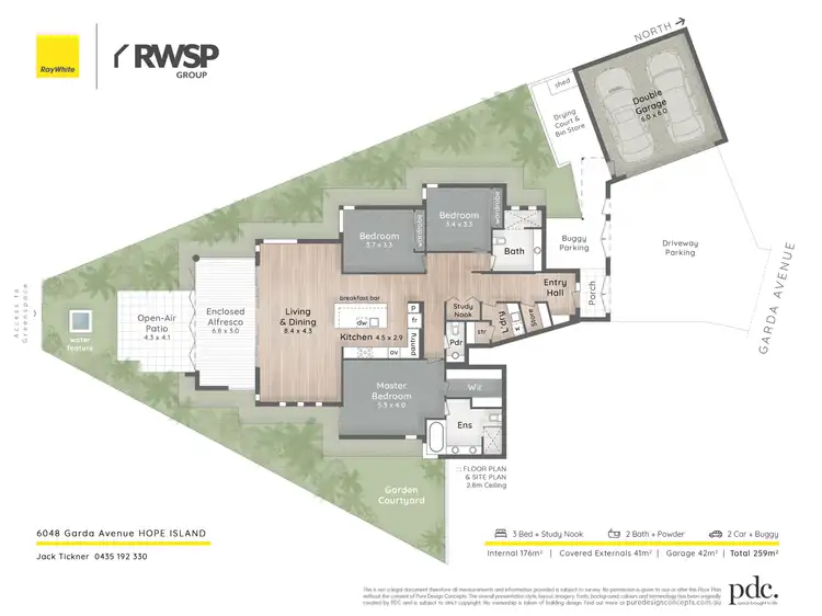Floorplan of Homely house listing, 6048 Garda Avenue, Hope Island QLD 4212