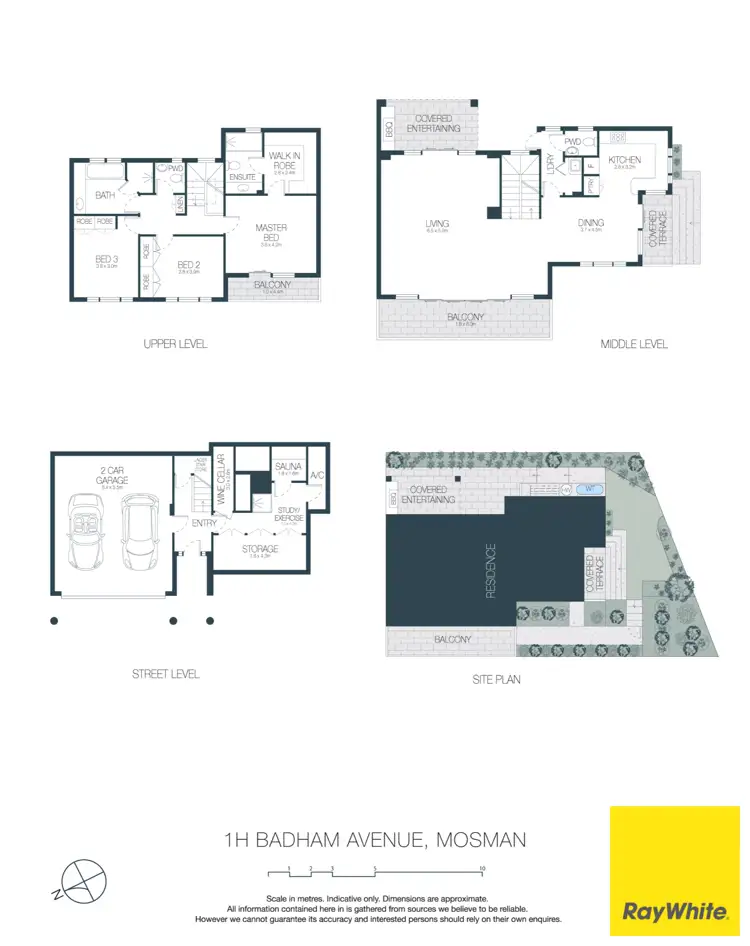 Floorplan of Homely house listing, 1H Badham Avenue, Mosman NSW 2088