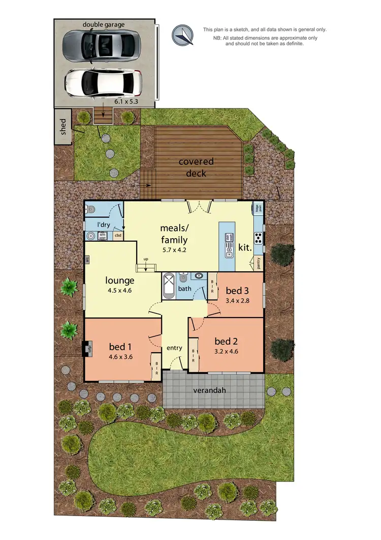 Floorplan of Homely house listing, 19 Clegg Avenue, Croydon VIC 3136