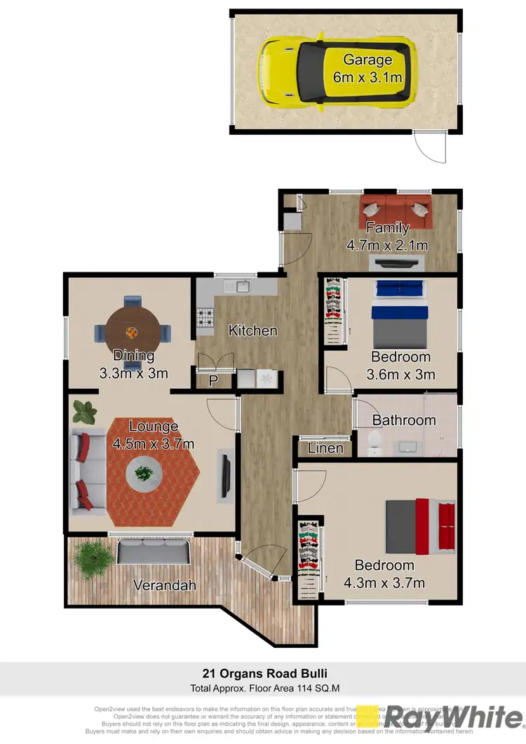 Floorplan of Homely house listing, 21 Organs Road, Bulli NSW 2516