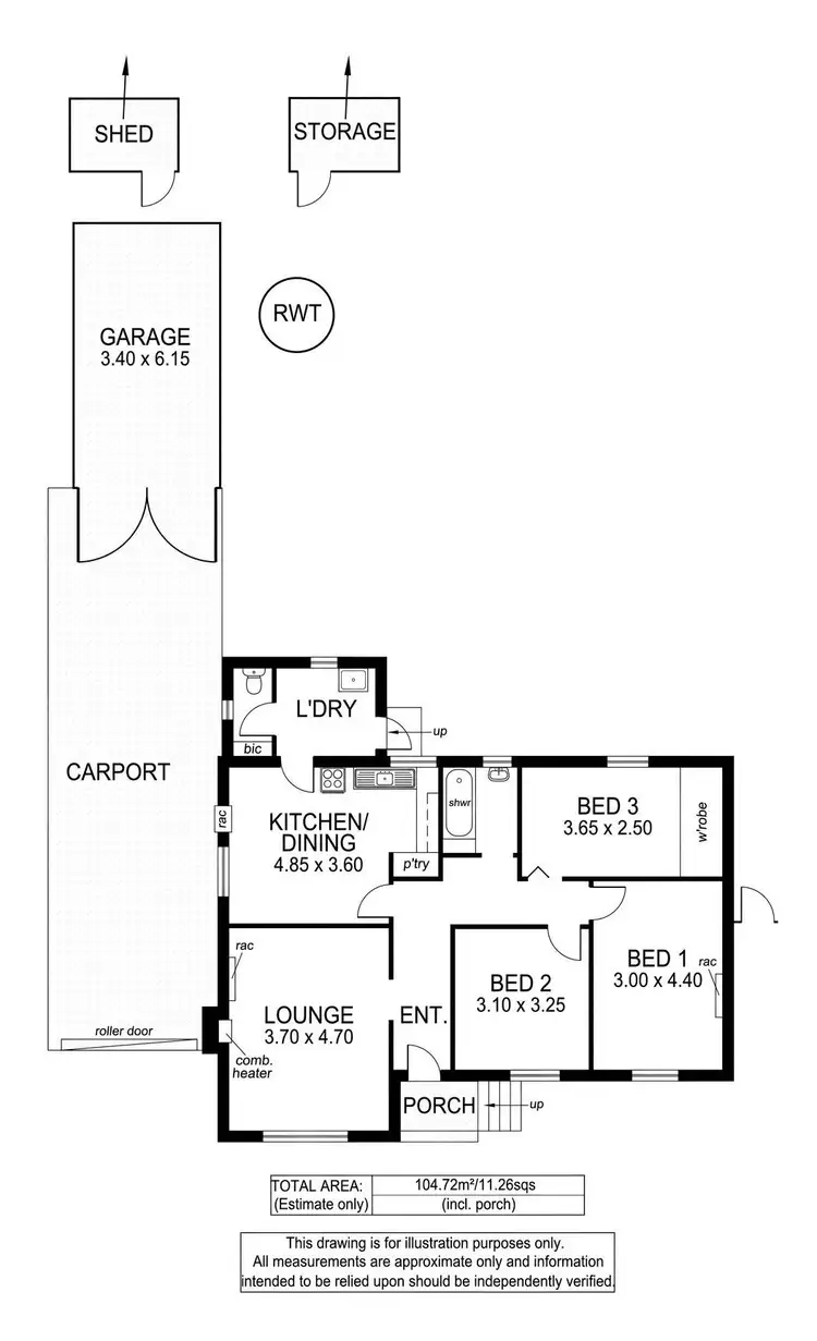 Floorplan of Homely house listing, 21 Barrington Avenue, Enfield SA 5085
