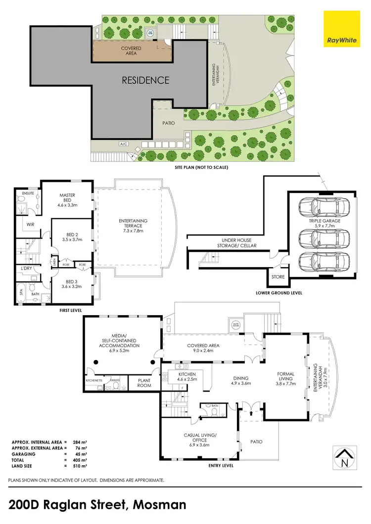 Floorplan of Homely house listing, 200D Raglan Street, Mosman NSW 2088