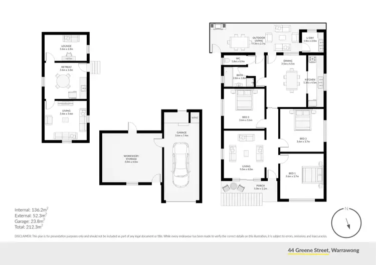 Floorplan of Homely house listing, 44 Greene Street, Warrawong NSW 2502