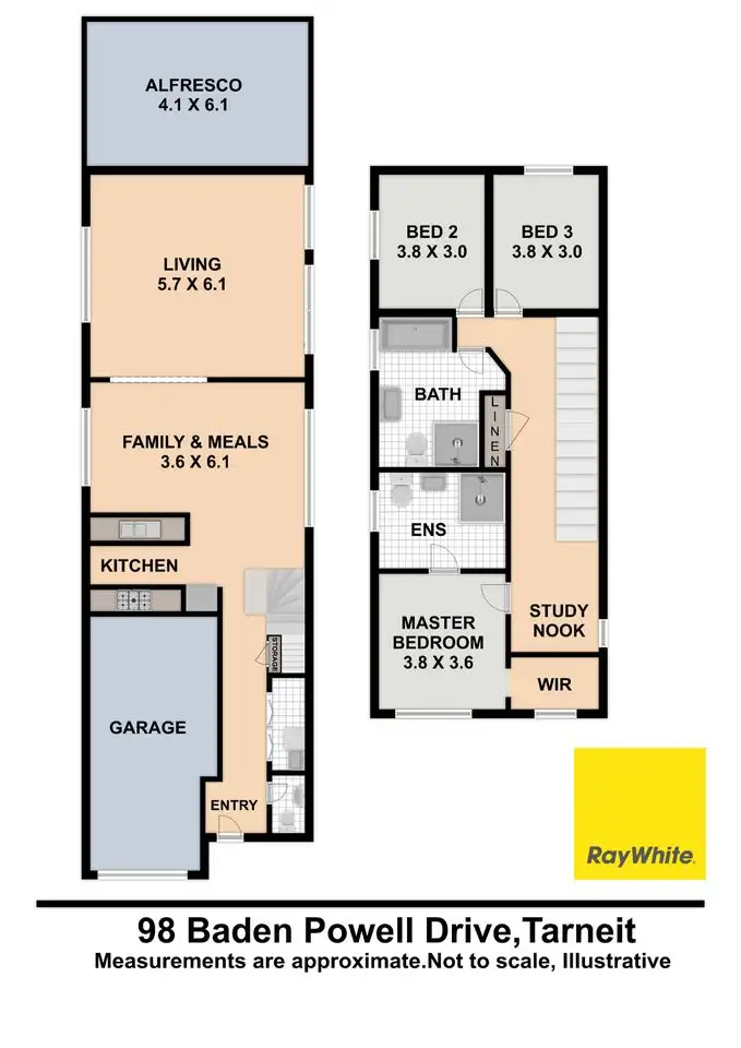 Floorplan of Homely house listing, 98 Baden Powell Drive, Tarneit VIC 3029