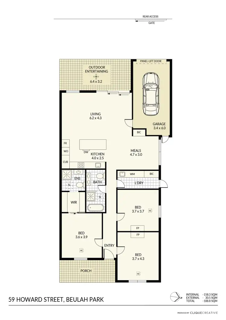 Floorplan of Homely house listing, 59 Howard Street, Beulah Park SA 5067