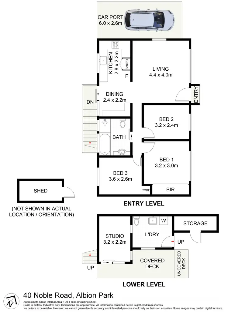 Floorplan of Homely house listing, 40 Noble Road, Albion Park NSW 2527