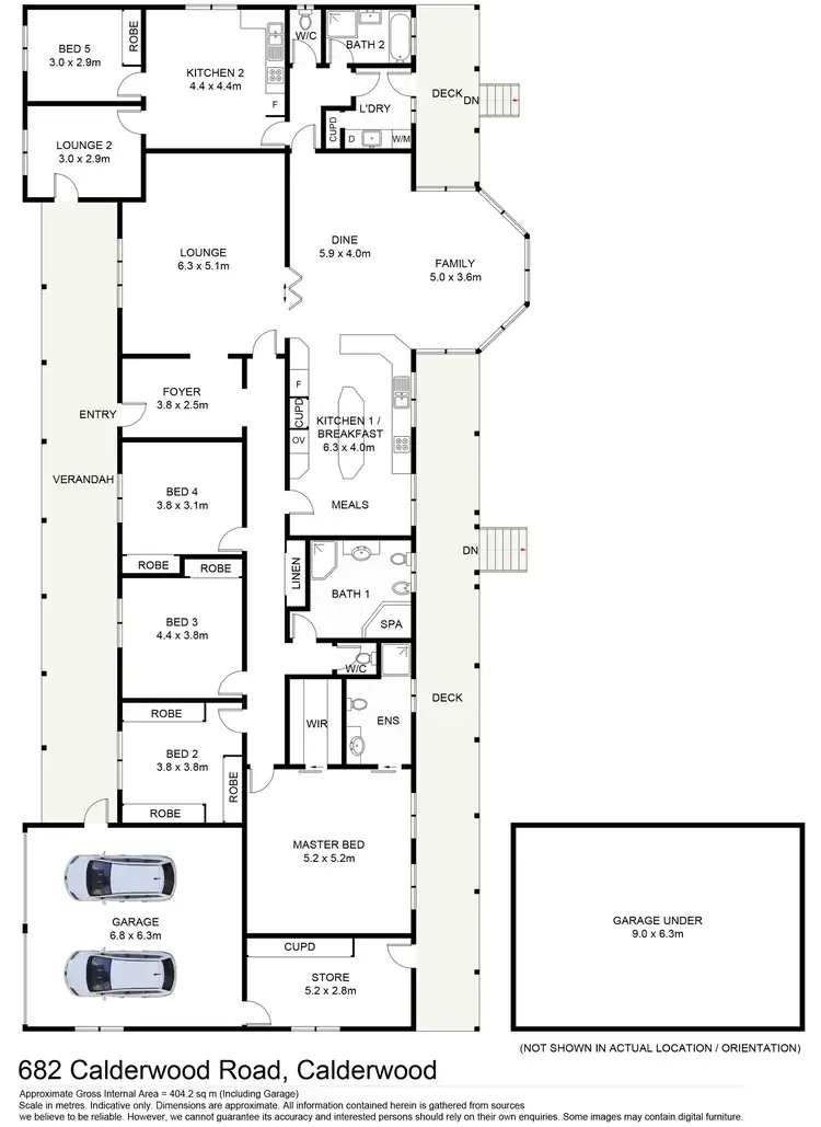 Floorplan of Homely rural property listing, 682 Calderwood Road, Calderwood NSW 2527