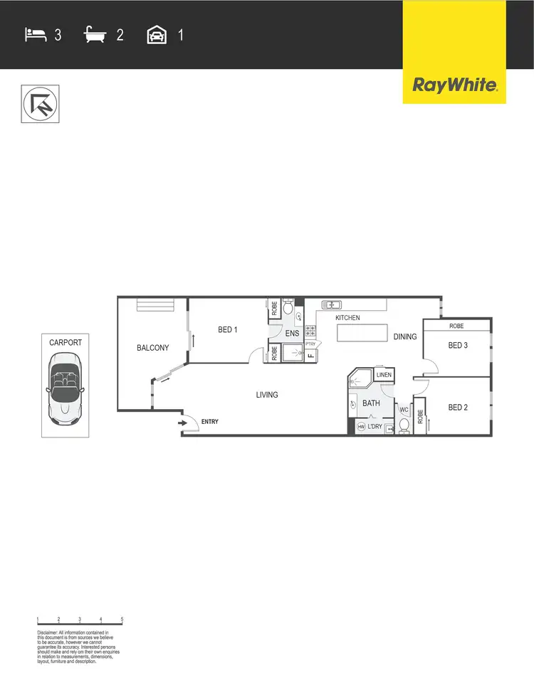 Floorplan of Homely apartment listing, 53/112 Baldwin Drive, Kaleen ACT 2617