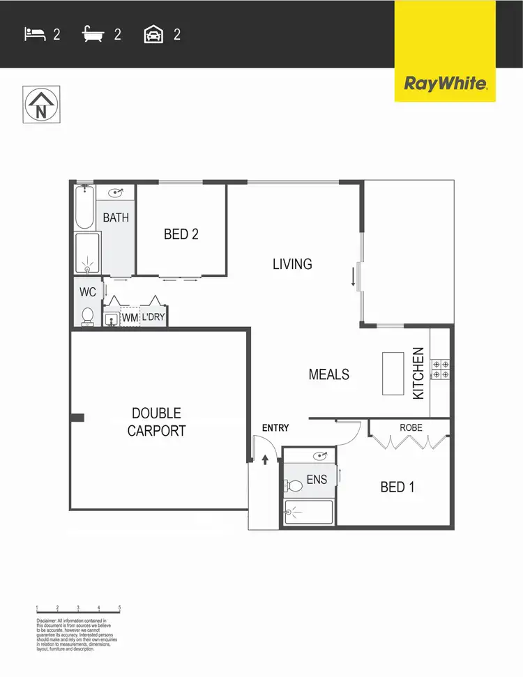 Floorplan of Homely unit listing, 7/1 Coppin Place, Weetangera ACT 2614