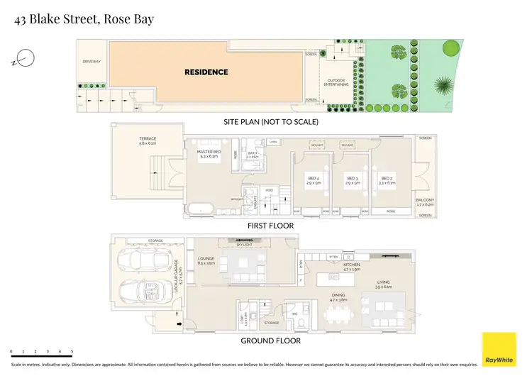 Floorplan of Homely house listing, 43 Blake Street, Rose Bay NSW 2029