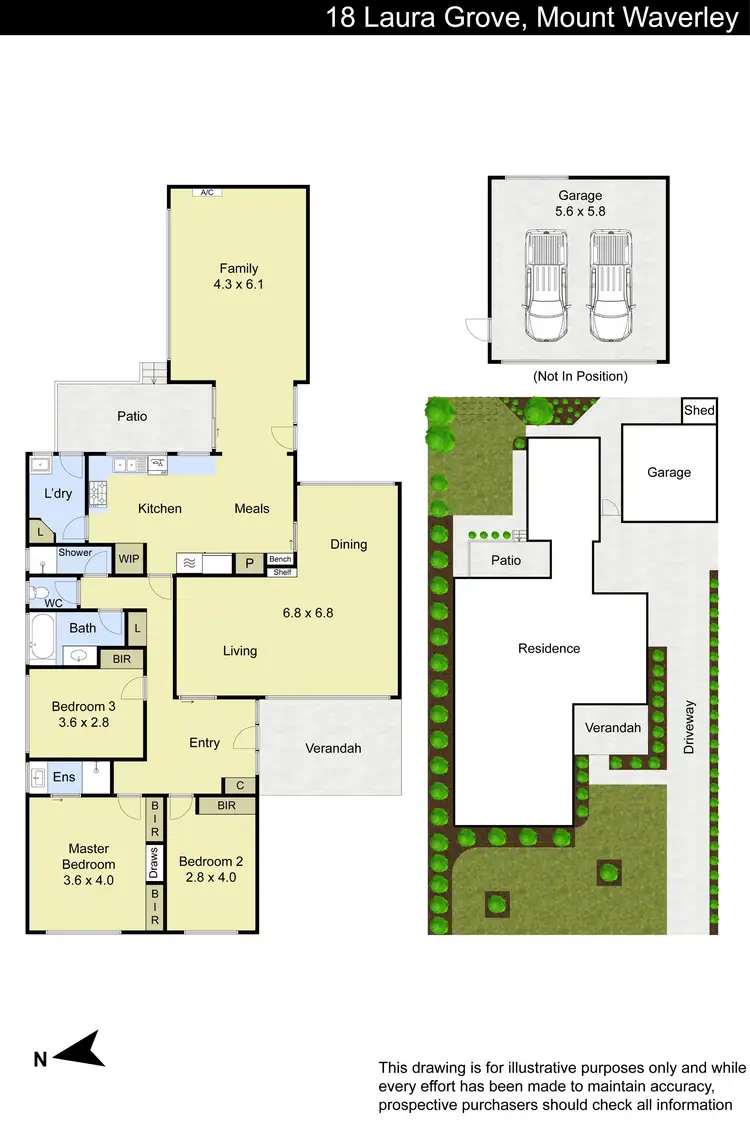 Floorplan of Homely house listing, 18 Laura Grove, Mount Waverley VIC 3149