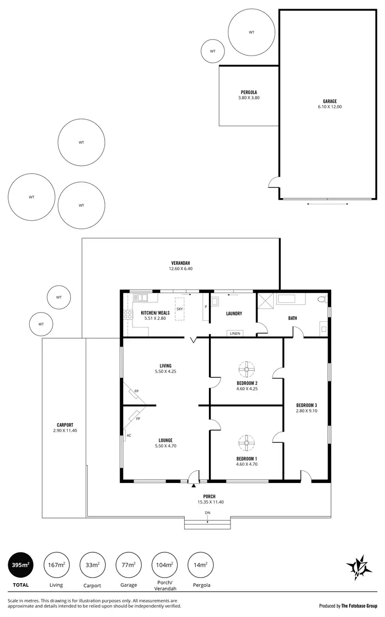 Floorplan of Homely house listing, 920 Dashwood Gully Road, Meadows SA 5201