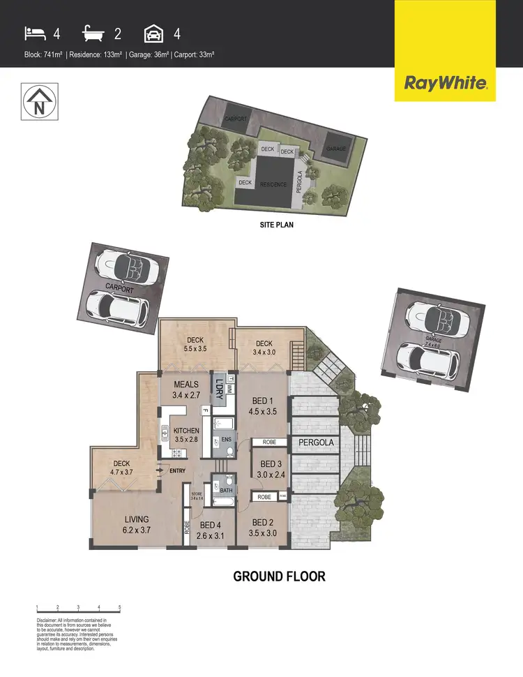 Floorplan of Homely house listing, 21 Jagara Street, Aranda ACT 2614