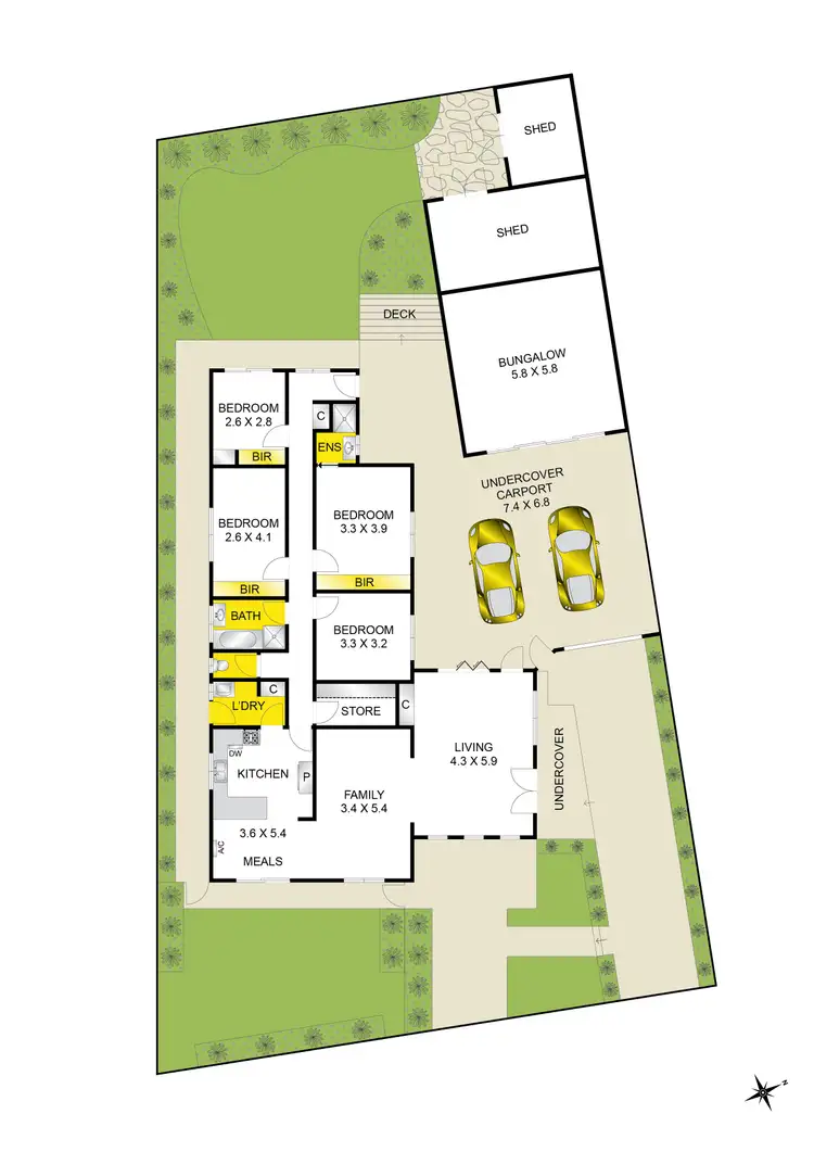 Floorplan of Homely house listing, 2 Norfolk Avenue, Grovedale VIC 3216