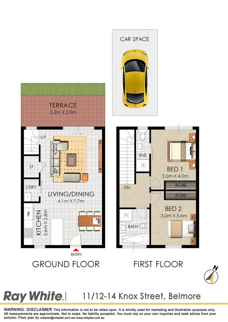 Floorplan of Homely apartment listing, 11/12-14 Knox Street, Belmore NSW 2192