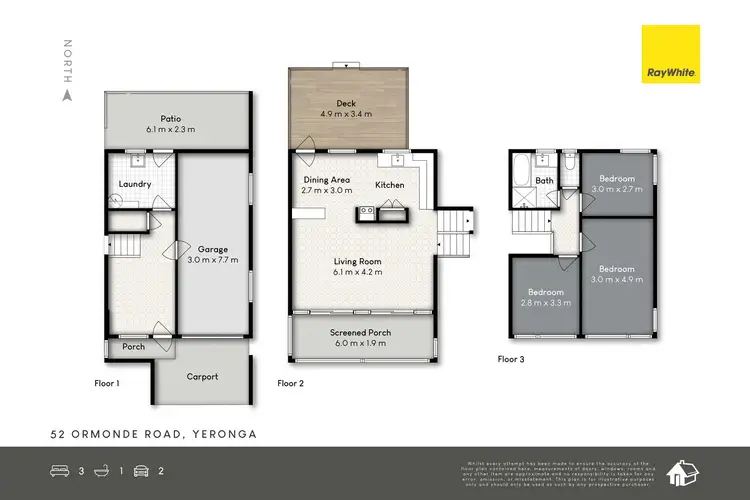 Floorplan of Homely house listing, 52 Ormonde Road, Yeronga QLD 4104