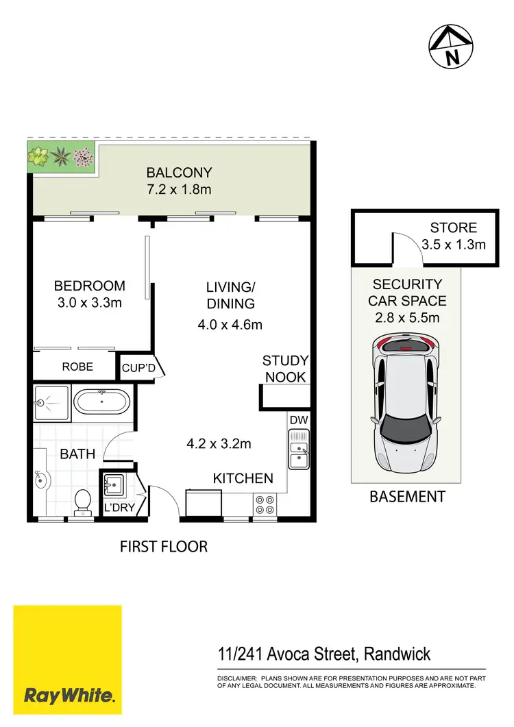 Floorplan of Homely apartment listing, 11/241-245 Avoca Street, Randwick NSW 2031