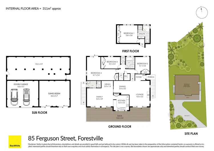 Floorplan of Homely house listing, 85 Ferguson Street, Forestville NSW 2087