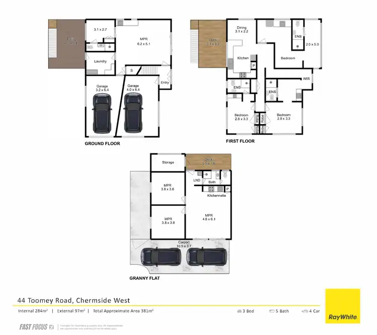 Floorplan of Homely house listing, 44 Toomey Street, Chermside West QLD 4032